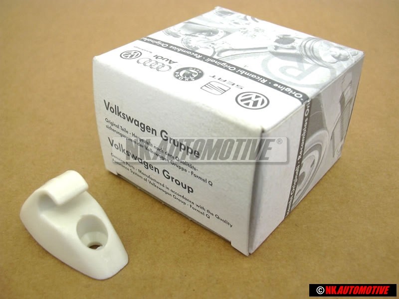 Original VW Sun Visor Clip Cloud White - 171857559 581