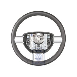 Original VW Steering Wheel Leather Satin Black - 1C0419091DNOBC