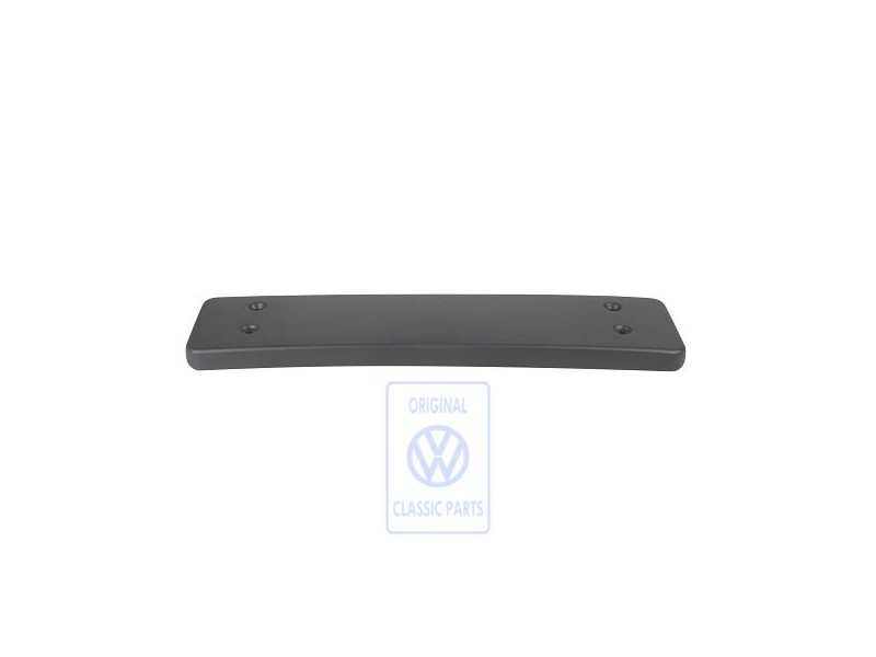 Original VW Licence Plate Holder Satin Black - 1C0807287G B41