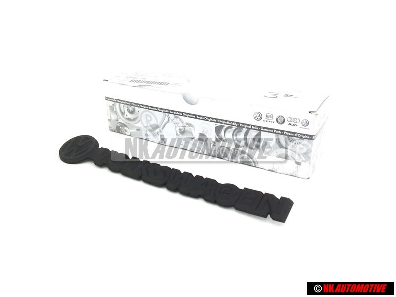 Original VW VOLKSWAGEN Rear Boot Badge Emblem Black - 253853685
