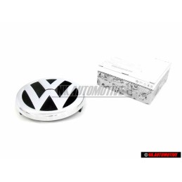 Original VW Front Grill Badge Emblem Chrome - 2H0853601A ULM