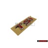 Original VW TSI Rear Boot Badge Emblem Red - 3AA853675C GQF