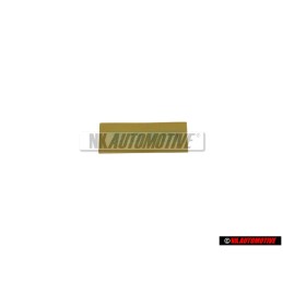 Original VW Rear Boot Badge Emblem 2.0 TDI Chrome Red - 3AA853675F GQF