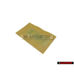 Original VW Rear Boot Badge Emblem TDI Chrome Red - 3AA853675H GQF