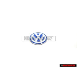 Original VW Badge Logo Sign Emblem Flip Key Keyfob Blue White - 3B0837891 09Z