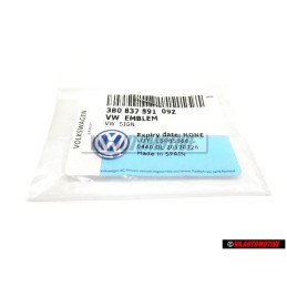 Original VW Badge Logo Sign Emblem Flip Key Keyfob Blue White - 3B0837891 09Z