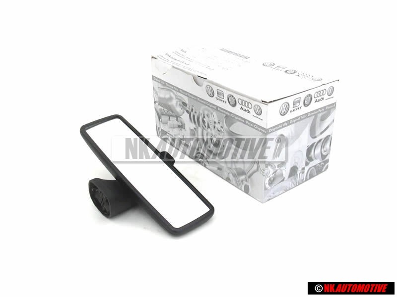 Original VW Interior Rear View Mirror Black - 535857511 01C