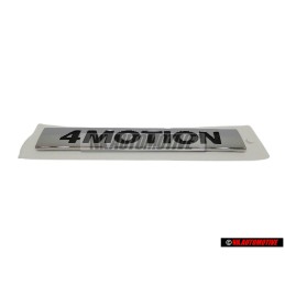 Original VW 4MOTION Rear Boot Trunk Badge Emblem Chrome - 5K0853675S FXC
