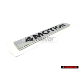 Original VW 4MOTION Rear Boot Trunk Badge Emblem Chrome - 5K0853675S FXC