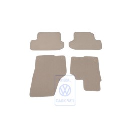 Original VW 1 Set Foot Mats Nutria Beige - 5C2863011D ICK