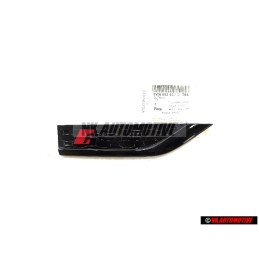 Original Audi RS5 Side Trim Badge Emblem Black Red - 8W6853602D T94