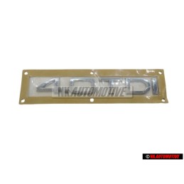 Original Audi 4.0 TDI Rear Boot Badge Emblem Chrome - 4E0853743F 2ZZ