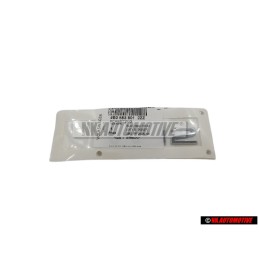 Original Audi W12 Rear Boot Badge Emblem Chrome - 4E0853601 2ZZ