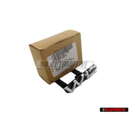 Original Audi W12 Front Grill Badge Emblem Chrome - 4H0853738 T94