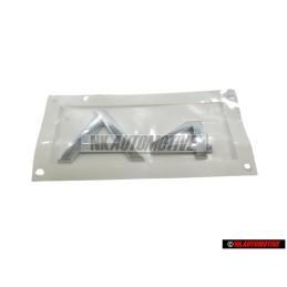 Original Audi A4 Rear Boot Badge Emblem Chrome - 8E0853741 2ZZ