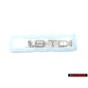 Original Audi 1.9 TDI Rear Boot Badge Emblem Chrome - 8H0853743D 2ZZ