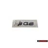 Original Audi SQ8 Rear Boot Badge Emblem Black Red - 4M8853735A T94