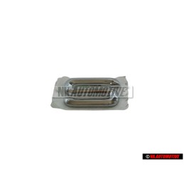 Original Audi S Rear Boot Badge Emblem Chrome - 4A5853745D 2ZZ