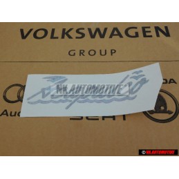 Original VW Film Lettering Grey/Blue/Violet - 155853687S F80