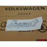 Original VW Film Lettering Grey/Blue/Violet - 155853687S F80
