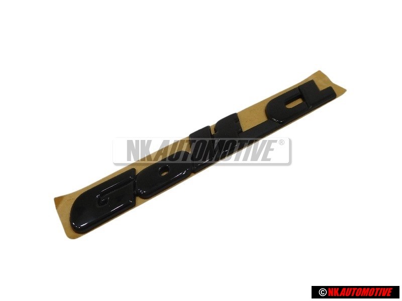 Original VW GOLF CL Rear Boot Badge Emblem Satin Black - 1H6853687R 01C