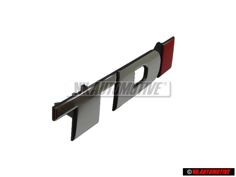 Original VW LT TDI Front Grill Badge Emblem Chrome/Red - 2D0853679B EQW