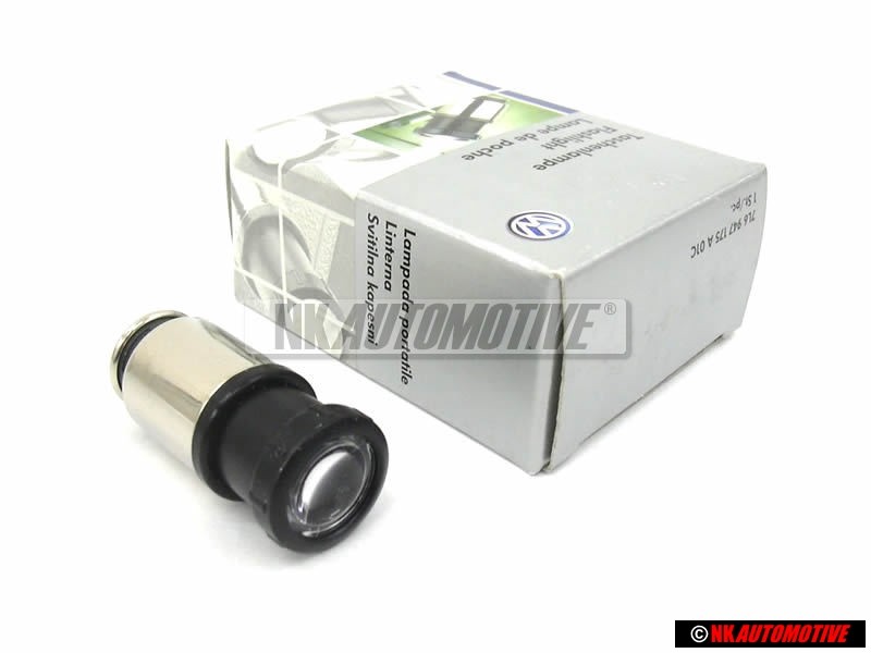 Original VW Re Chargeable Cigarette Lighter Torch LED Flashlight- 7L6947175A 01C