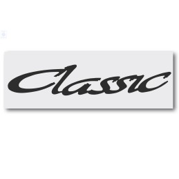 Original VW Film Lettering Black/Silver - 7D0854431A DTH