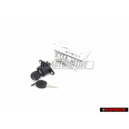 Original VW Button Lock Cylinder Vehicles with Immobilizer - 535827571E