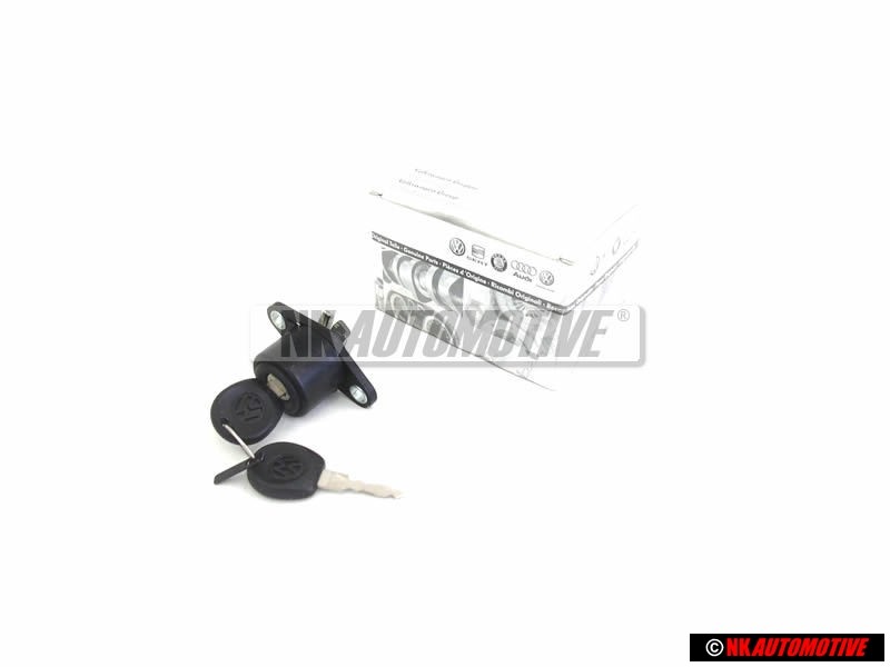 Original VW Button Lock Cylinder Vehicles with Immobilizer - 535827571E