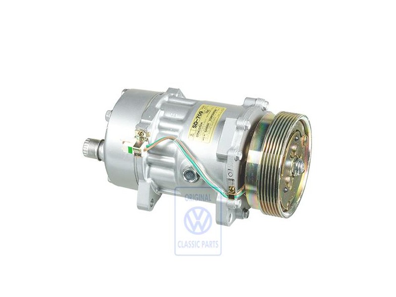 Original VW A/C Compressor With Electro-Magnetic Coupling - 357820803A