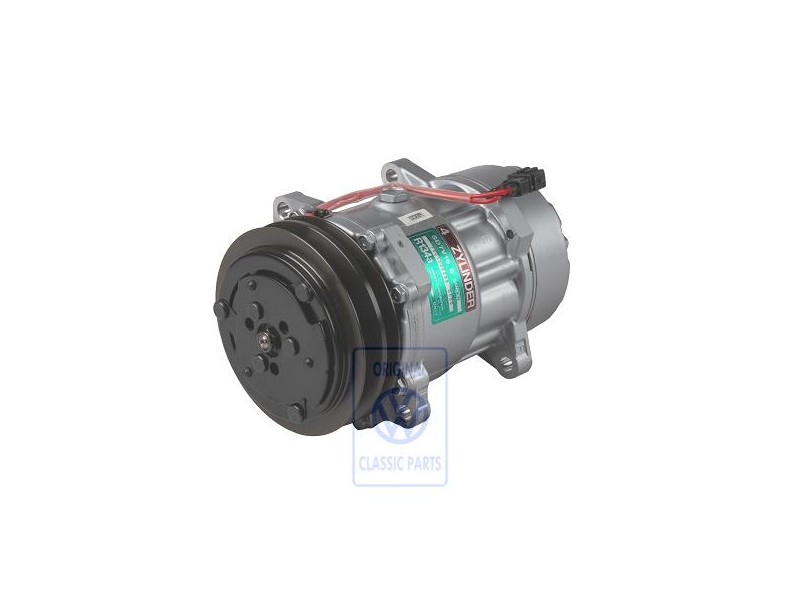 Original VW A/C Compressor With Electro-Magnetic Coupling - 357820803P