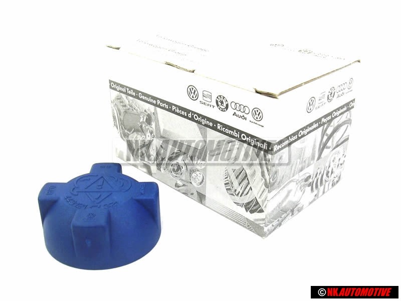 Original VW Coolant Expansion Tank End Cap - 443121321