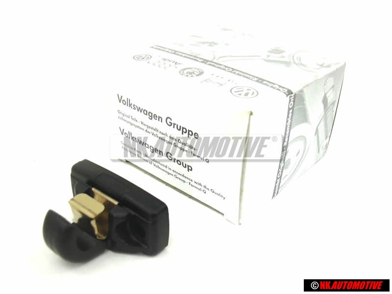 Original VW Sun Visor Clip Black - 3B0857561B B41