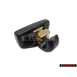 Original VW Sun Visor Clip Black - 3B0857561B B41