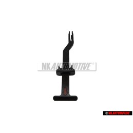 Original VW Bonnet Hood Release Handle Rod Black - 3B0823593D 01C
