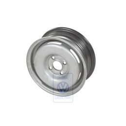 Original VW Steel Rim Chrome Colored - 191601025A 091