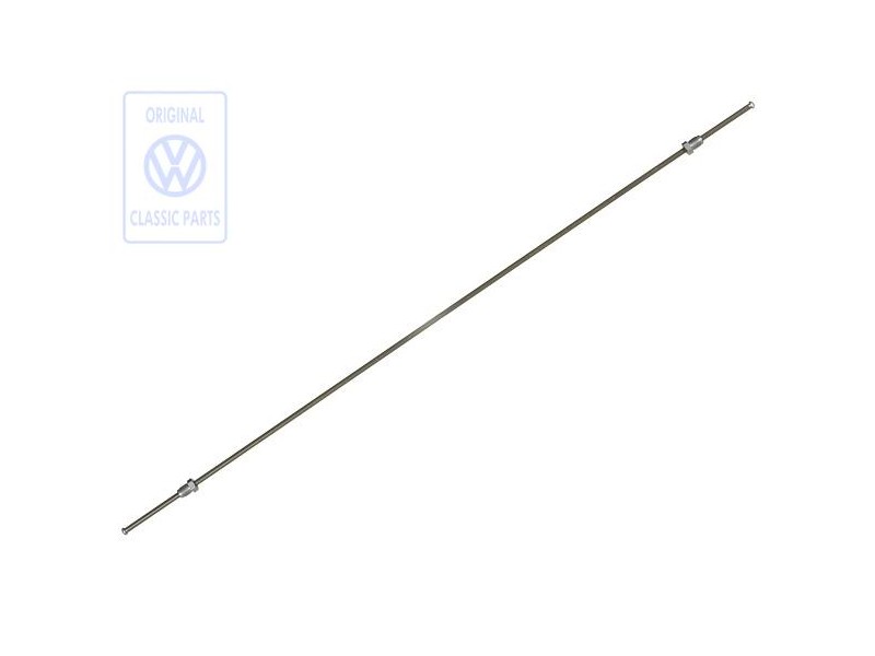 Original VW Brake Pipe Already Crimped, Straight Length: - 191611994F