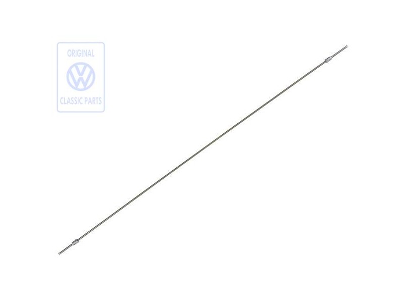 Original VW Brake Pipe Already Crimped, Straight Length: - 191611994L