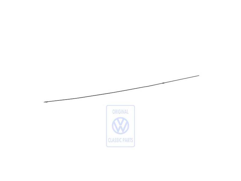 Original VW Brake Pipe Already Crimped, Straight Length: - 191611996C
