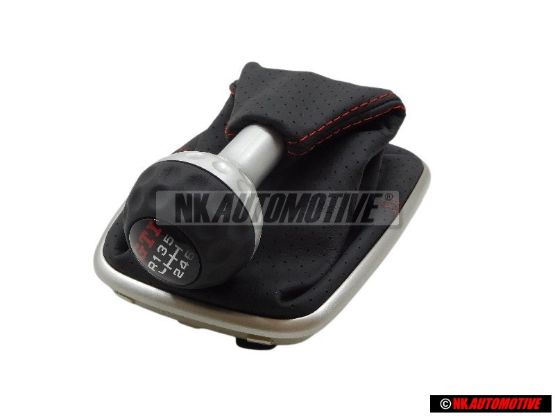 Original VW Golf MK4 GTI 25 Years Anniversary Leather Gear Knob - 1J0711113CQNWC