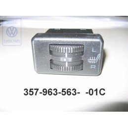 Original VW Switch For Seat Heating Satin Black - 357963563 01C