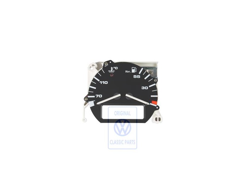 Original VW Fuel Gauge And Coolant Temperature Display - 535919045