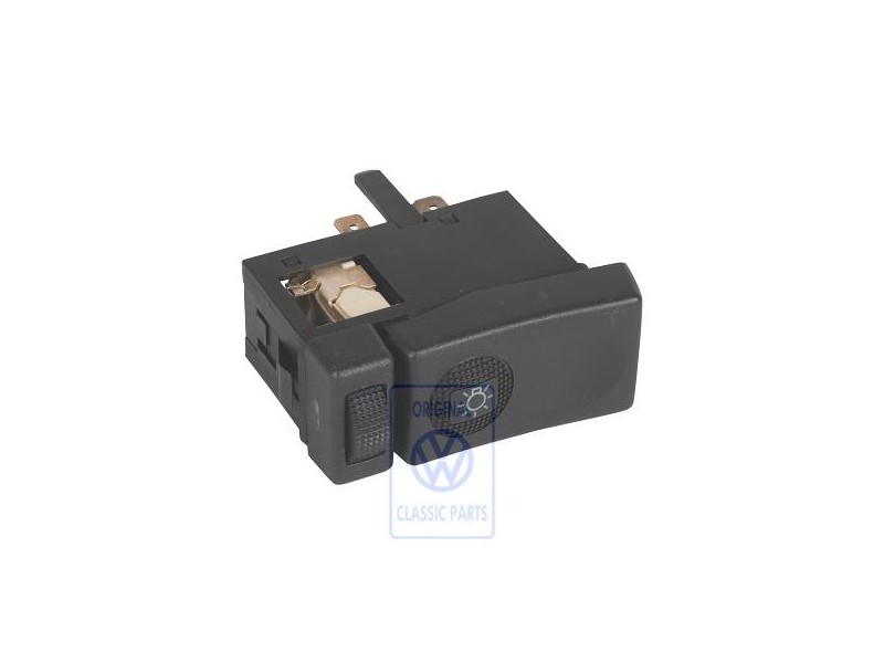 Original VW Switch For Lighting w Rheostat For Panel Lighting - 535941531E 01C