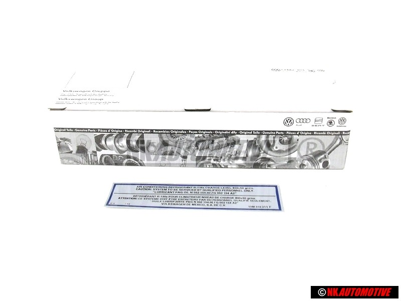 Original VW Air Conditioning Refrigerant R134A Sticker Decal - 1HM010211F