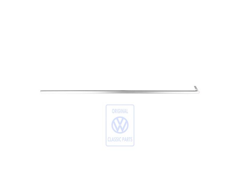 Original Audi Trim Strips For Side Window Aluminium Matt - 8D9853345B 1L1