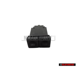 Original VW Switch For Heated Rear Window Satin Black - 535959621A 01C