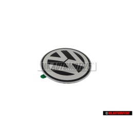 Original VW Rear Trunk Boot Badge Emblem Chrome Grey - 1C0853630K WV9