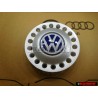 Original VW Center Hub Sliver Blue Cap - 1C0601149D GTT