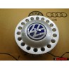 Original VW Center Hub Sliver Blue Cap - 1C0601149D GTT